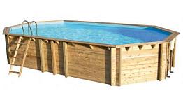 Деревянный каркасный бассейн "Topaz"